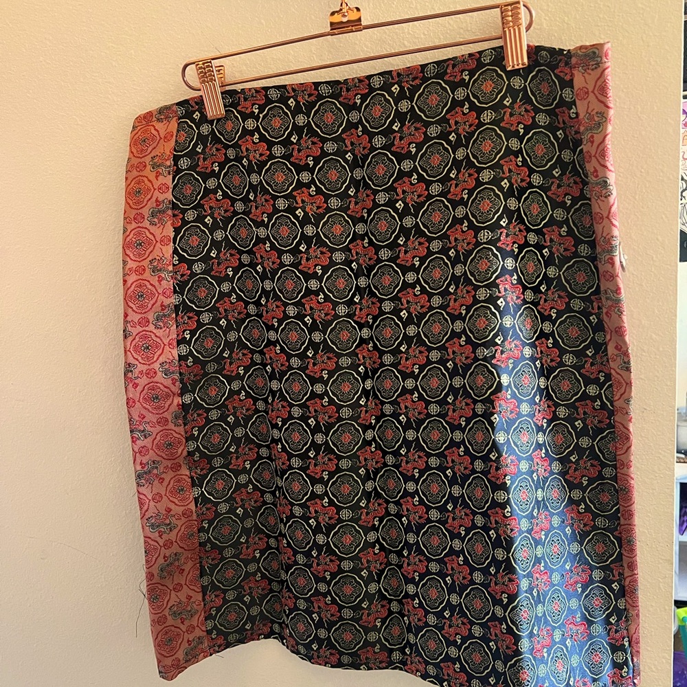 AUTHENTIC VINTAGE SILK SKIRT